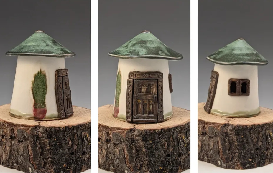 Fairy House Triptych